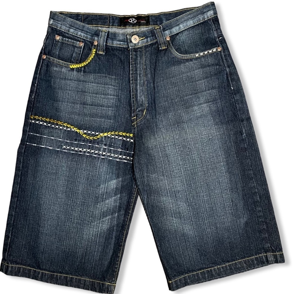 Vintage Y2K Baggy Double Pocket Denim Shorts